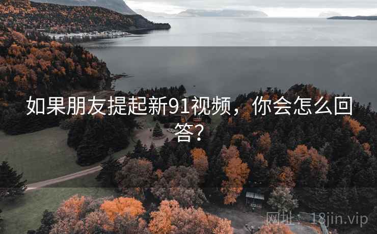 如果朋友提起新91视频,你会怎么回答?